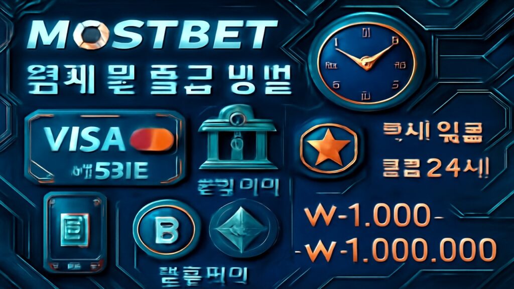 Mostbet 결제 및 출금 방법